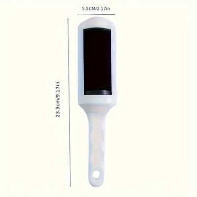 TEMU Portable Reusable Pet Hair Removal Roller - No Power Needed, Ergonomic Handle & Brush Attachments For Furniture, Carpet, Clothes - Hair Remover Tool, Hair Removal Device Image