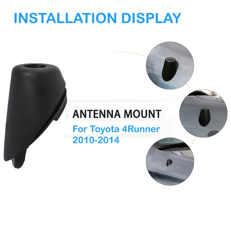 Auto Dach Antenne Antenne Halterung Basis Antenne Ornament Basis 86392-35040 8639235040 Für Toyota 4runner 2010-2014 Gummi zubehör Image