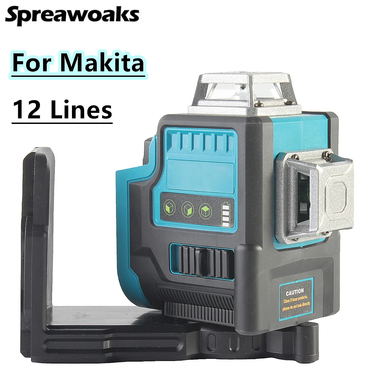 Für Makita 18 V Akku 12 Linien Laser Level 3D Horizontal & Vertical Green Beams Meter Selbstnivellierende Elektrowerkzeuge Image