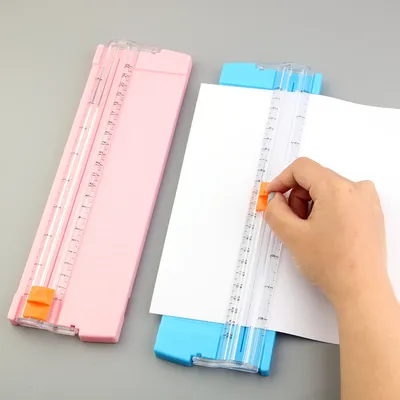 1Pcs A5 Paper Trimmer Portable Paper Cutter for Label Origami Card Photo Coupon Scrapbook Cardstock Laminated Paper and Craft
