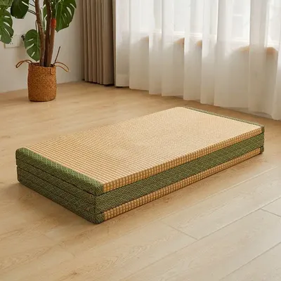 Japanese Tatami Floor Mat Foldable Coconut Fiber Mattress for Sleeping Portable Futon for Dormitory Breathable Summer Mattresses