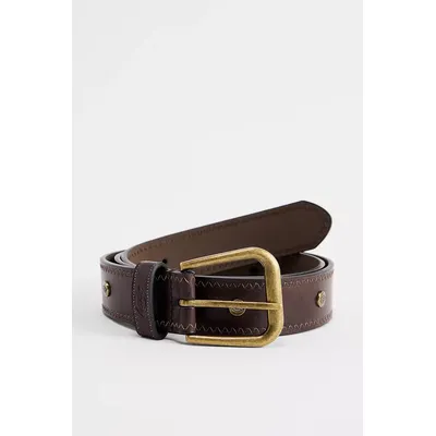 Dickies Brown Studded Belt - Brown M/L at Urban Outfitters