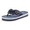 Badezehentrenner VENICE BEACH, Damen, Gr. 40, blau (blau, schwarz), Obermaterial: 70% Textilmaterial, 30% Lederimitat. Futter: 100% Synthetik. Decksohle: 100% Synthetik. Laufsohle: 100% Synthetik, casual, Schuhe Zehentrenner Dianette, Sandale,...
