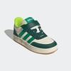 Sneaker ADIDAS SPORTSWEAR "BREAKBASE E KIDS", Gr. 32, sanftes weiß, collegiate grün, court grün, Textil, Synthetik, sportlich, Schuhe