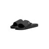 Pantolette TOMMY HILFIGER "TH MONOGRAM POOLSIDE", Damen, Gr. 35, schwarz, Lederimitat, casual, Schuhe, Bequemschuh, Sommerschuh, Schlupfschuh mit TH-Schmuckelement