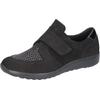 Klettschuh WALDLÄUFER "K-IRA-Soft", Damen, Gr. 7,5 (41), schwarz, Nubukleder, Textil, Lackleder, klassisch, Schuhe, Halbschuh, Bequemschuh in Komfortweite H (= sehr weit)