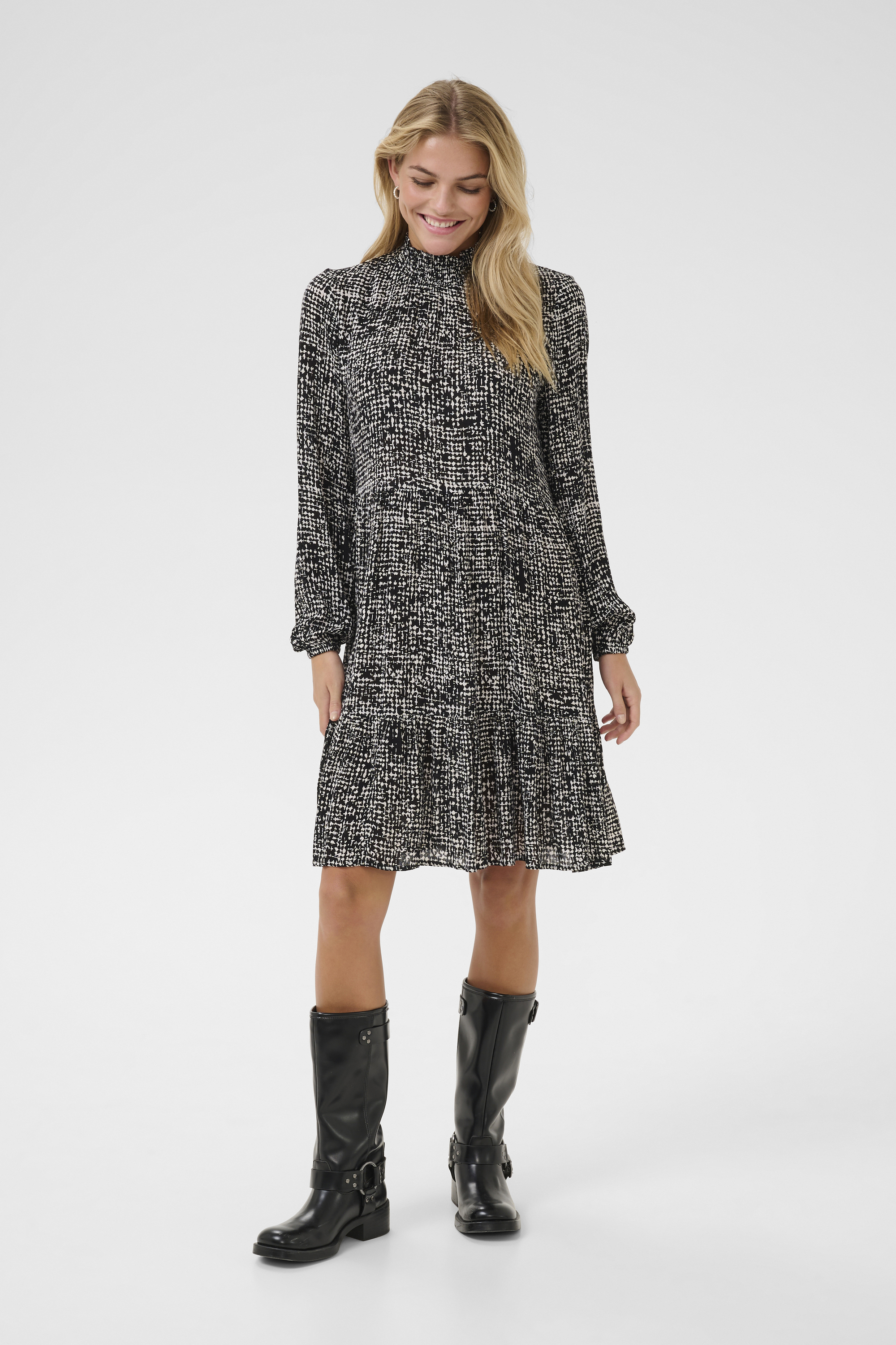 Kleid Loose fit black white Image