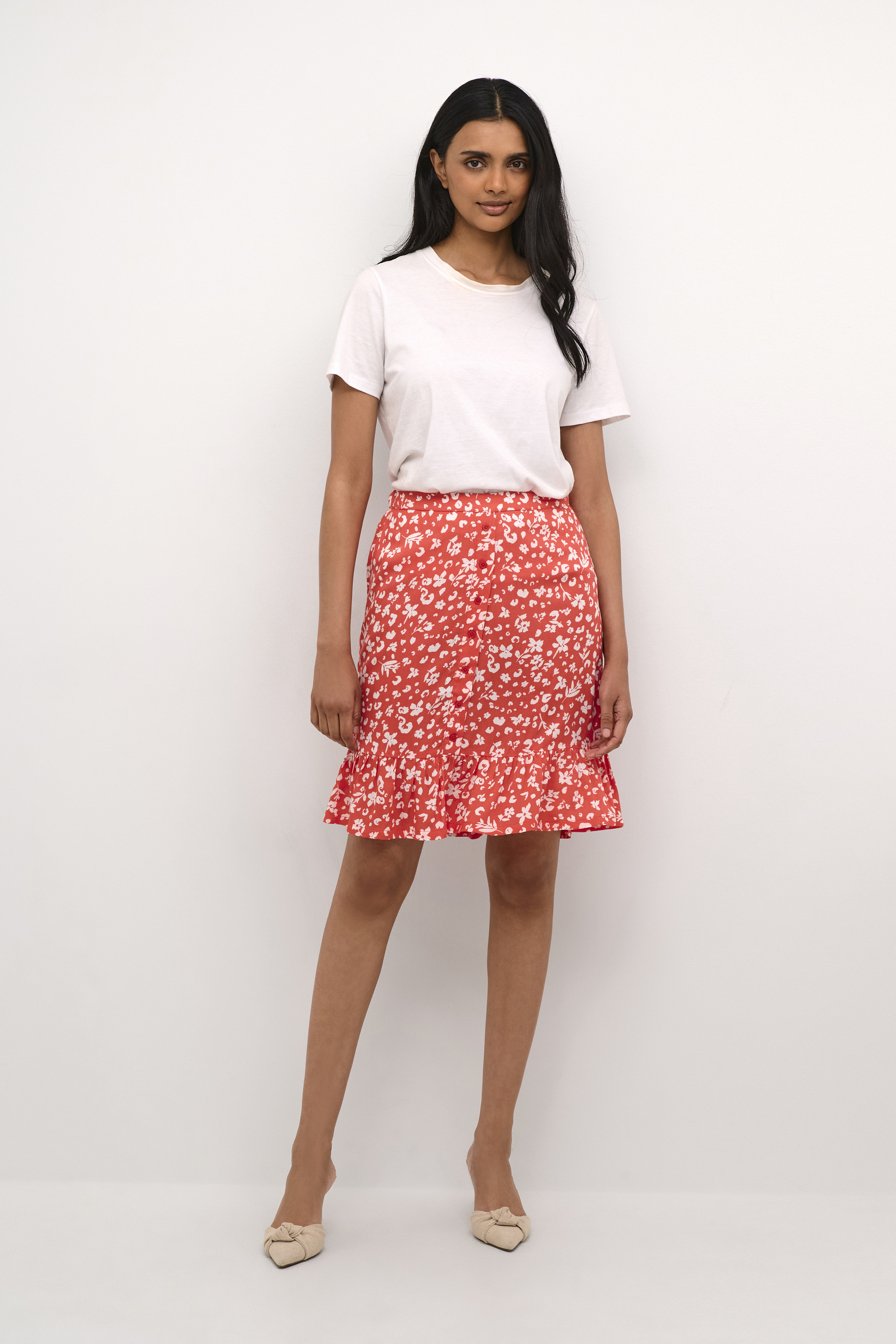 Rock Regular fit Cayenne/Chalk Flower white red Image