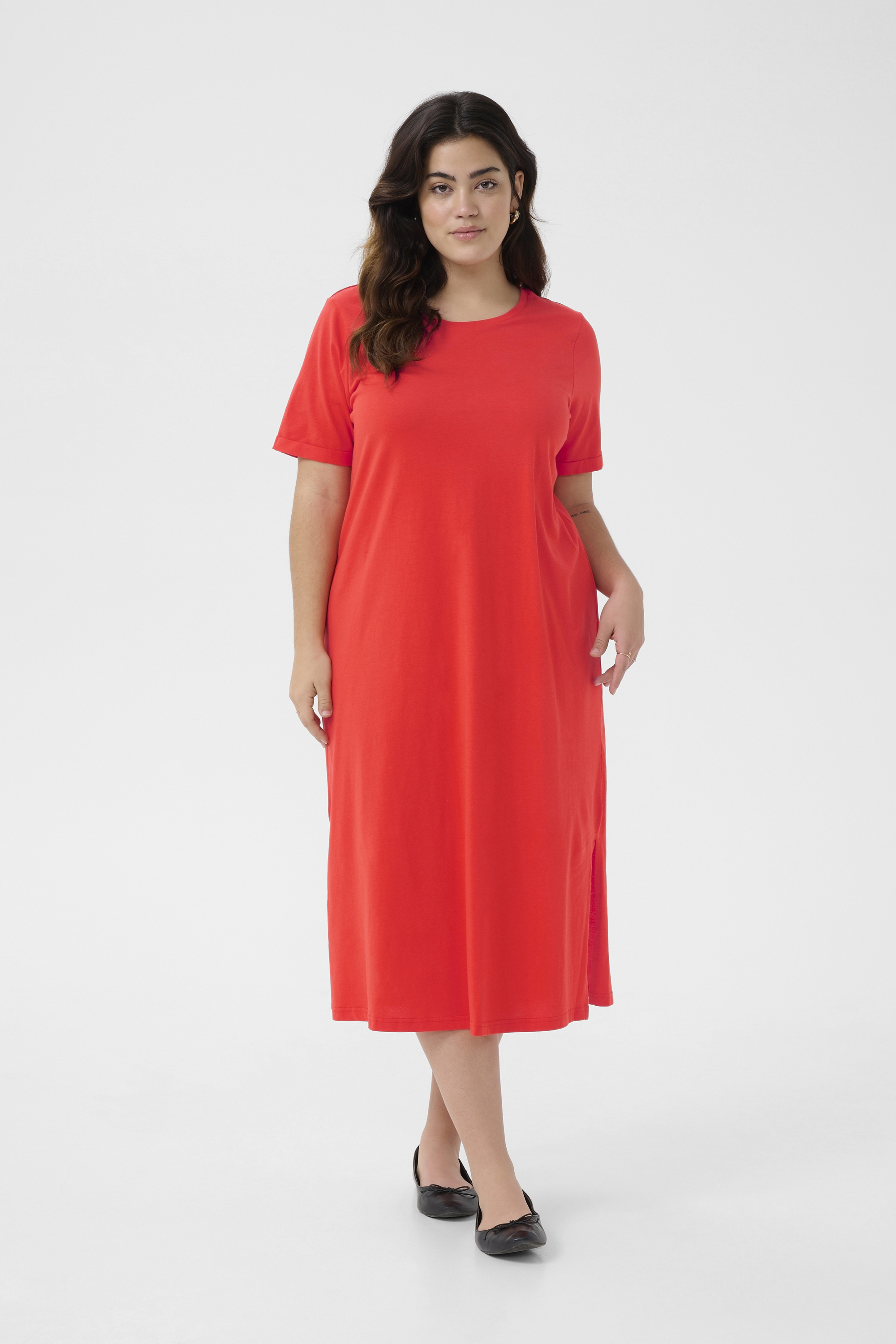 Kleid A-shape Grenadine orange EU 50 / UK 22
