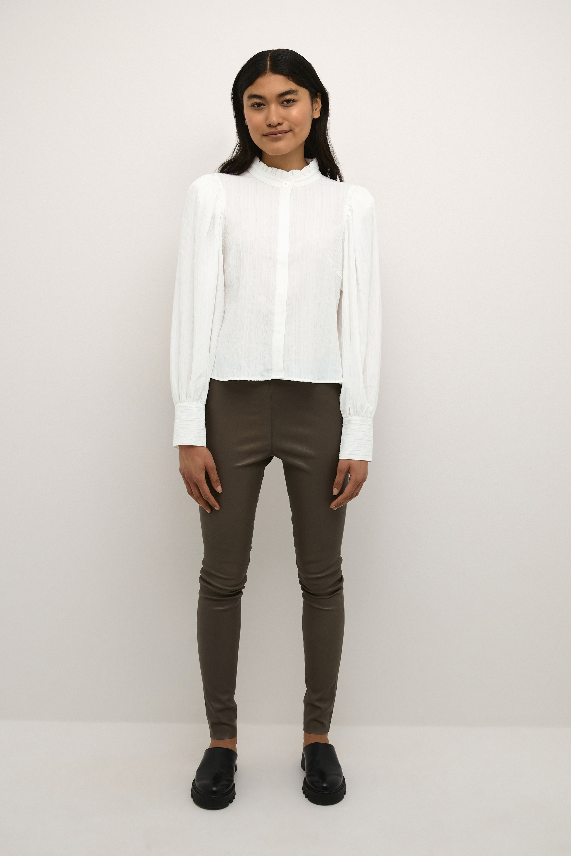 Langarm-Bluse Feminine Bright White Image