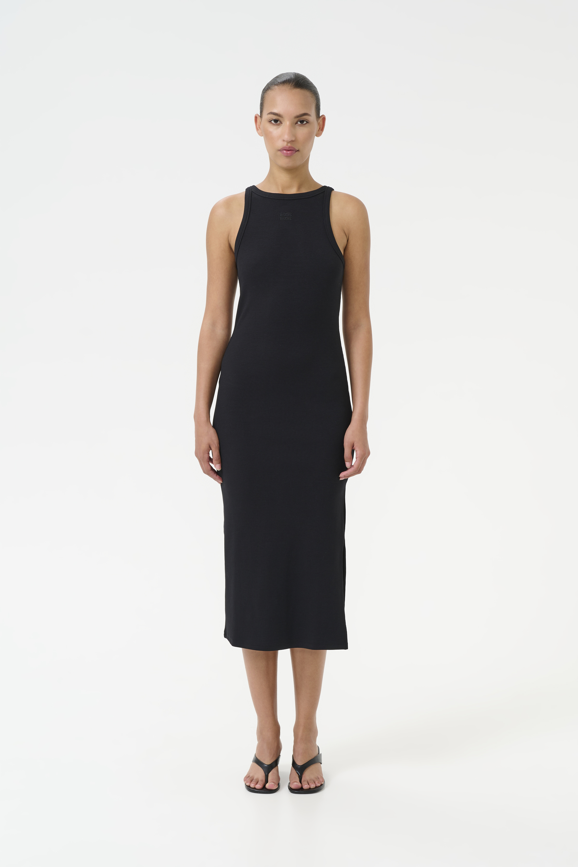 Jerseykleid Slim fit black Image