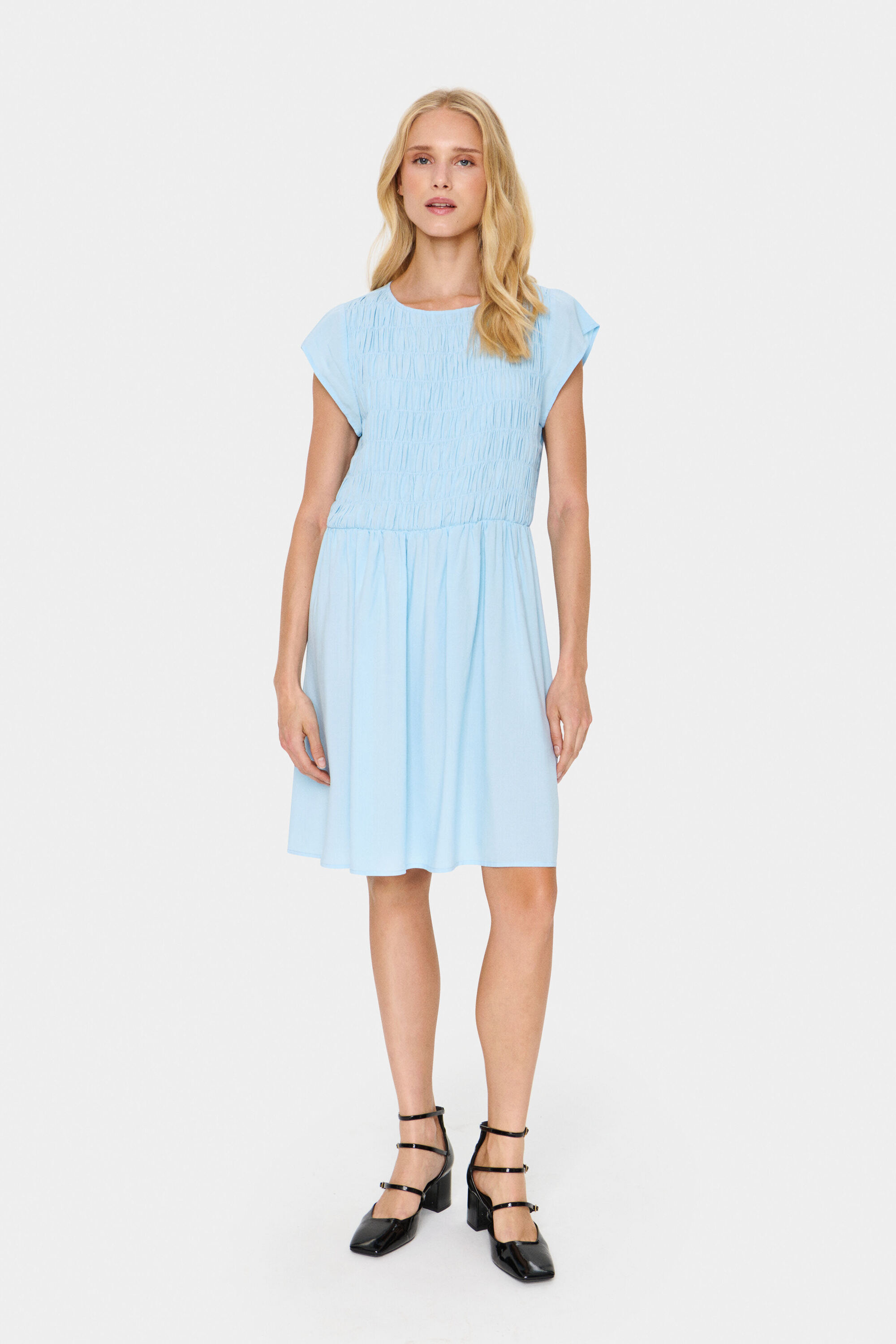 Kleid Gerade Passform blue Image