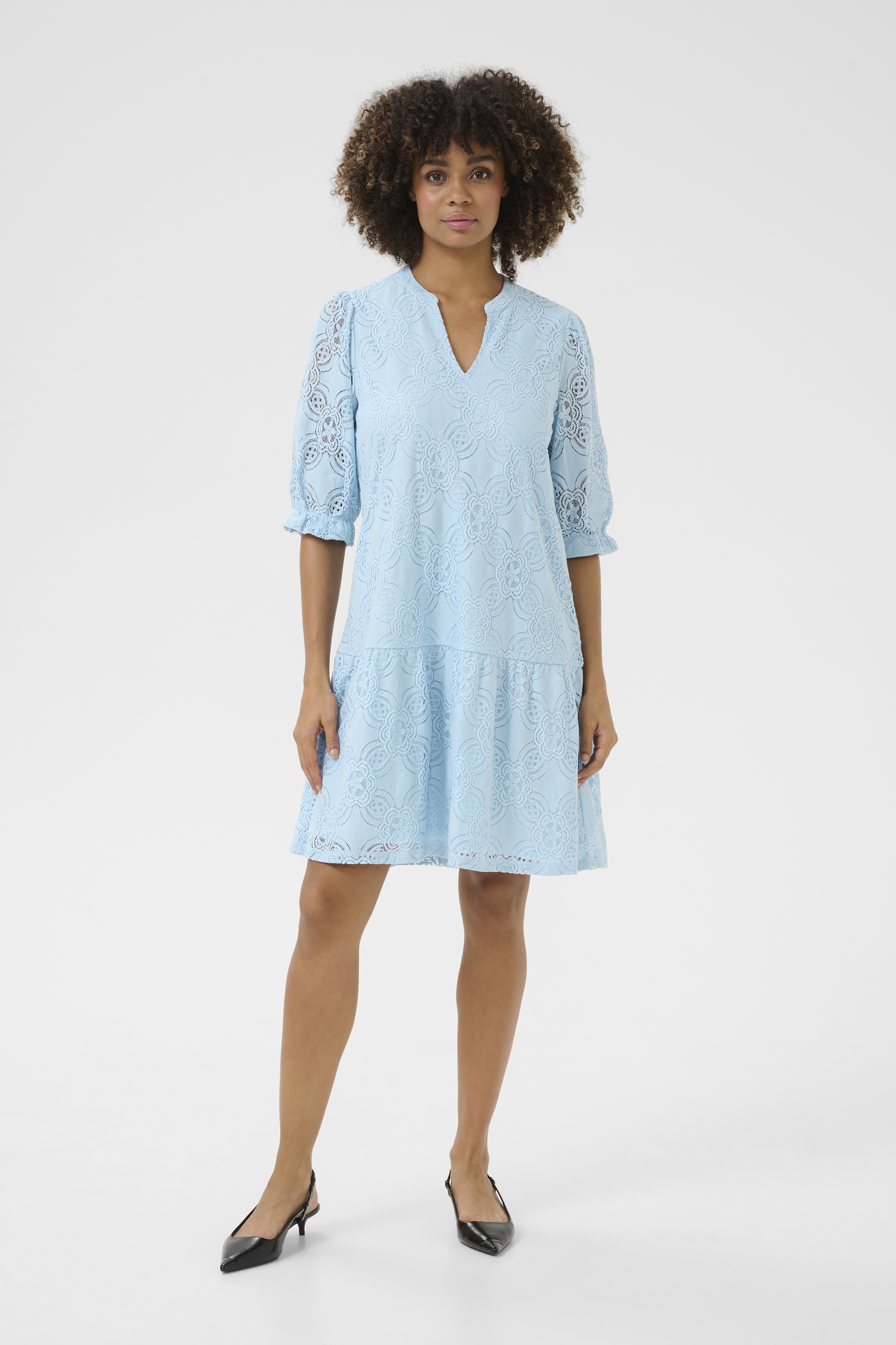 Kleid mit lockerer Passform blue Image