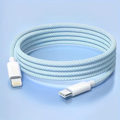 TEMU Binboom Mfi Certified Lightning Cable, Fast Charging Type C Charger Cord For Iphone 14 Pro/13 Mini/12/11 Max/xr/xs/8/se And Ipad. Image