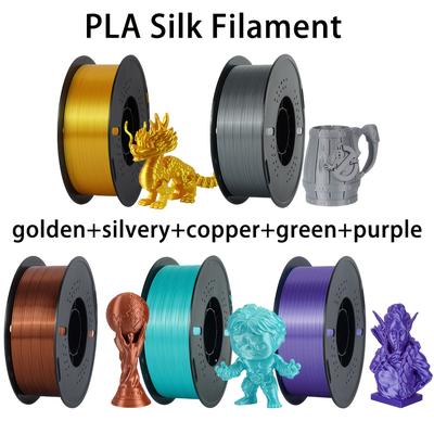 TEMU 11lbs Pla 1.75mm Smooth Silky Glossy Finish Filament High Quality Vacuum Package No Most Fdm 3dprinters Image