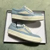 Ricks Marke Casual Low Top Blau Leder Designer Männer Schuh Neue Mode owens Qualität Straße
