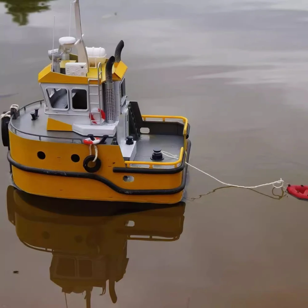 Simulation Kleine Schlepper KIT Version von Reinem Holz Hergestellt Schöne Schlepper Modell Sets Universal Schiff Modell Montage Spielzeug Image