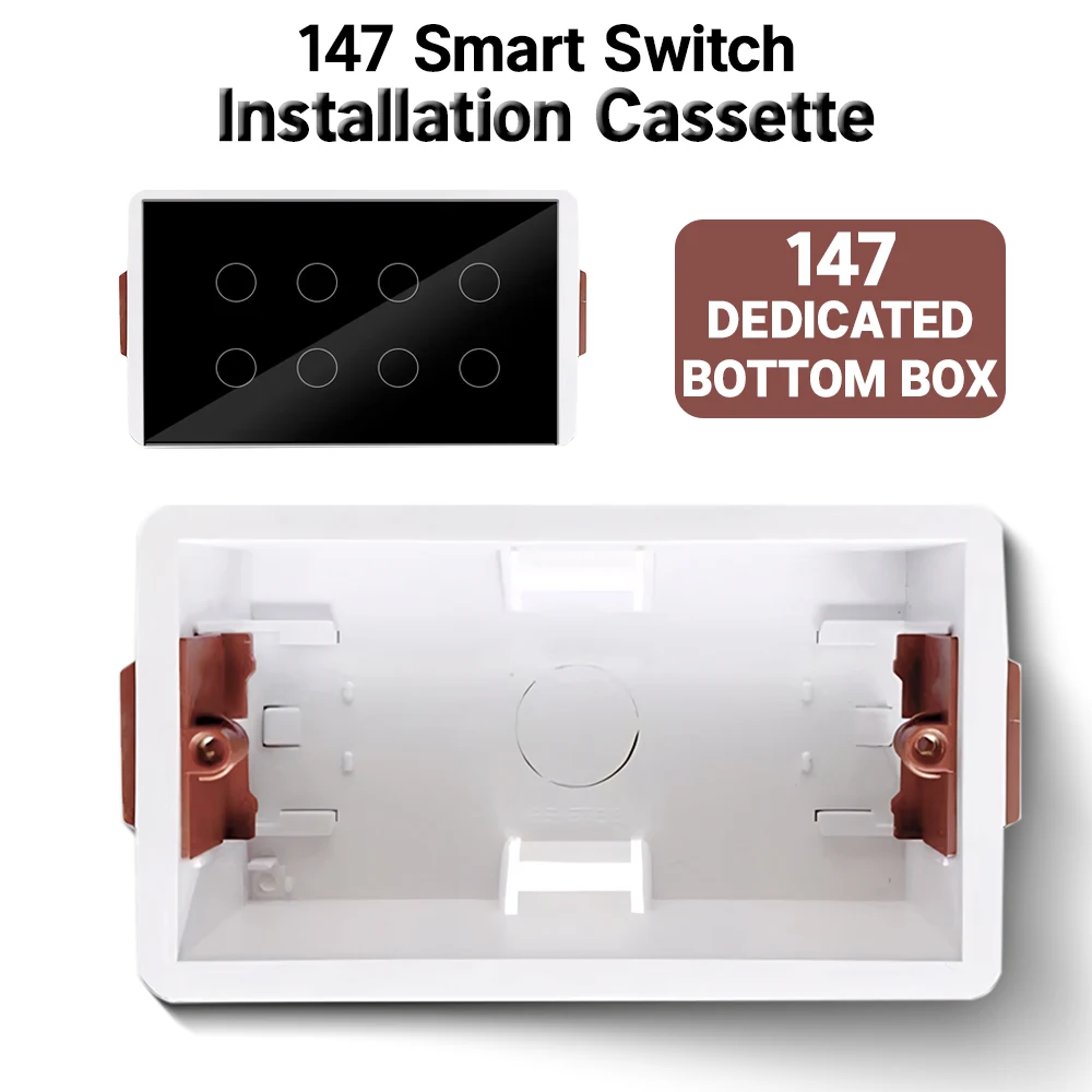 Universalkasten-Anschlussdose 147-Spezifikationsschalter. Das verdickte, flammhemmende kann an die Wand angeschlossen werden Image