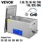 VEVOR 1.3L 2L 3L 6L 10L 15L 22L 30L Ultrasonic Cleaner Lave-Dishes Portable Washing Machine Diswasher Ultrasound Home Appliances