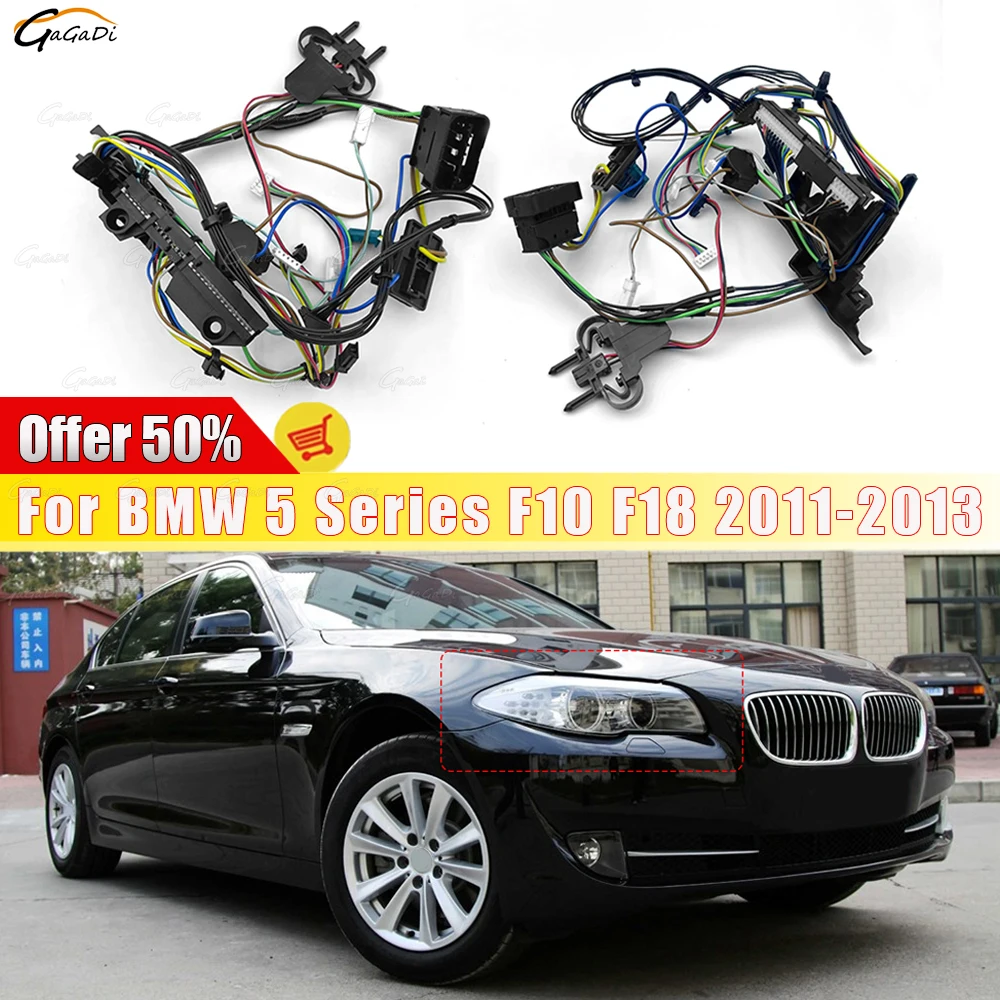 Auto-Frontscheinwerfer-Kabelbaum Passend für BMW 5er Serie F10 F18 2011-2013 535 530 Interner Kabelbaum Ersatz für Original-Scheinwerferkabelbaum Image