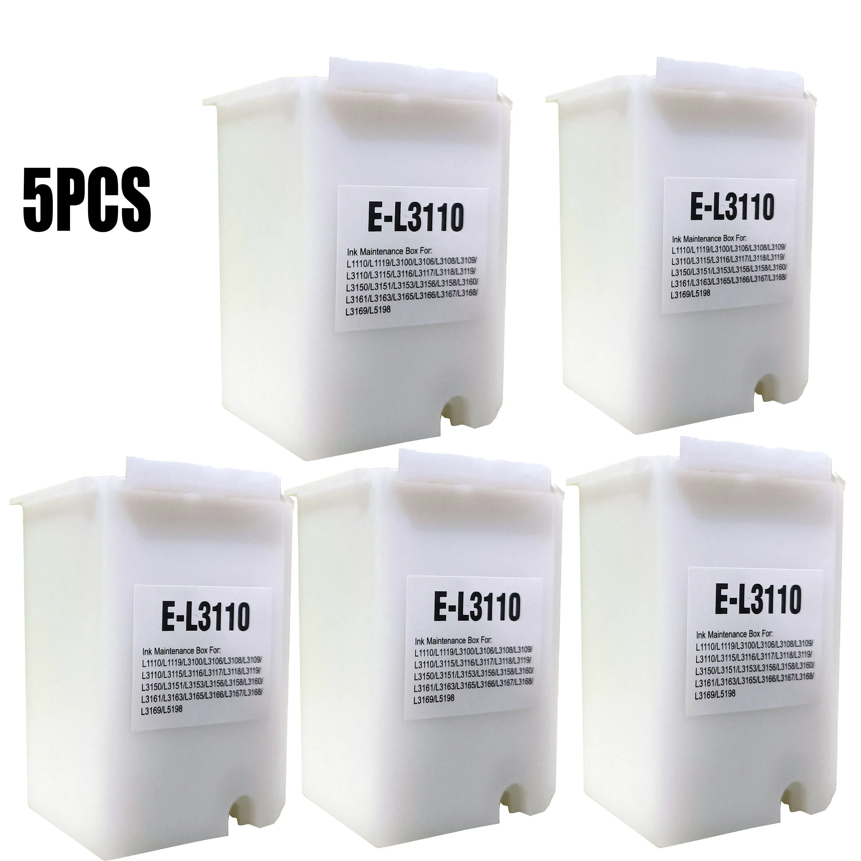 5X 1830528 1749772 Wartungsbox Abfalltintenbehälter für EPSON L3100 L3101 L3110 L3115 L3116 L3150 L3151 L3156 L3158 L3160 L3165 Image