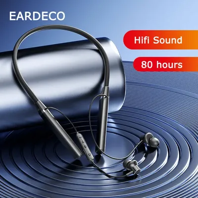 EARDECO 800 mAh Lange Ausdauer Drahtlose Kopfhörer Bass Bluetooth Kopfhörer Stereo Sport Drahtlose Kopfhörer Hifi Headset mit Mikrofon Image