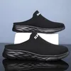 Outdoor Leichte männer Halbe Hausschuhe Mode Männer Hausschuhe Atmungsaktive Casual Schuhe Non-slip Männliche Rutschen Slip auf Wohnungen große Größe