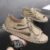 Sommer Männer Sandalen Aus Echtem Leder Herren Casual Schuhe Outdoor Männer Leder Sandalen für Männer Strand Schuhe Römischen herren Schuhe