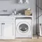 110V Portable Clothes Dryer, High End Laundry Front Load Tumble Dryer Machine with Stainless Steel Tub & Simple Control Knob