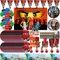 Ninja Geburtstag Dekoration Papier Geschirr Set Tassen Teller Tischdecke Luftballons Hintergrund Happy Banner Party Supplies für Kinder Jungen