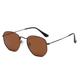 TNDVIC Sunglasses UV400 Protection | Metal Frame Candy Color Lens | for Women Men Outdoor Sports & Driving(tea c13)