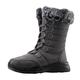 Winter Boots Women's Waterproof Warm Lined Winter Shoes Everyday Ultra Comfortable Snow Boots Non-Slip Outdoor Mid-Height Boots Fashion Versatile Barefoot Shoes for Warmth and Comfort, gray, 9 UK