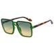 Uv Protection Oversized Sunglasses Vintage For Women Sun Glasses Purple Green PINK Shades UV400 Men Luxury Male Female(Green)