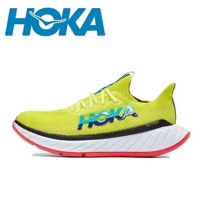 Original Hoka Carbon X3 Women Men Running Shoes Mesh Breathable Lightweight Slow Sneakers
