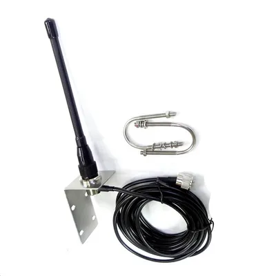 AA58 VHF Marine Antenna 156-163Mhz Rubber Waterproof Mast Aerial with 5M RG-58 Cable for Boat Sailboat Yacht