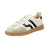 Sneaker GANT "Cuzima", Damen, Gr. 38, weiß (beige, sanftes weiß), Leder, Veloursleder, casual, Schuhe, mit Lederinnenausstattung