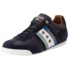 Sneaker PANTOFOLA D´ORO "IMOLA NYLON UOMO LOW", Gr. 42, blau (schwarz navy), Leder, Synthetik, sportlich, Schuhe