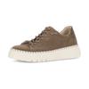 Slip-On Sneaker GABOR, Damen, Gr. 42, braun (braun, bronzefarben), Veloursleder, sportlich, Schuhe, Freizeitschuh, Halbschuh, Slipper mit funkelnden Schmuckelement