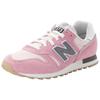 Sneaker NEW BALANCE "373", Gr. 43, pink taffy, rose sugar, castlerock, Leder, Textil, mehrfarbig, sportlich, Schuhe