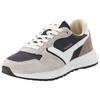 Sneaker PANTOFOLA D´ORO "CAMMINARE", Gr. 42, schwarz, sanftes weiß, Leder, Synthetik, sportlich, Schuhe