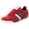 Sneaker PANTOFOLA D´ORO "VASTO NYLON UOMO LOW", Gr. 42, rot, Leder, Synthetik, sportlich, Schuhe