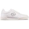 Sneaker LOTTO, Gr. 47, schwarz-weiß (weiß, schwarz), Synthetik, clean, sportlich, Schuhe, - ideal zu kombinieren