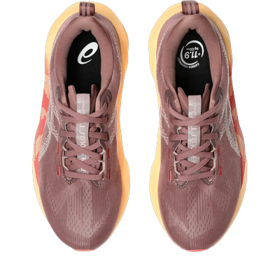 Laufschuh ASICS "NOVABLAST 5", Gr. 40,5, rubble rot, fawn, Textil, sportlich, Schuhe Image