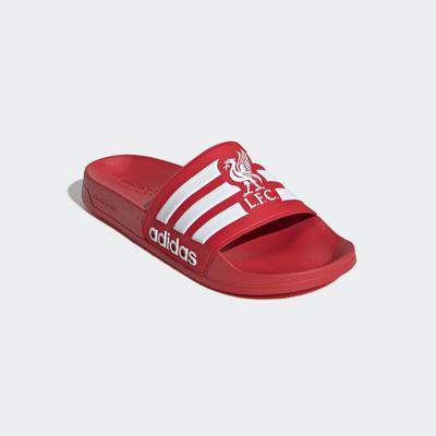 Badesandale ADIDAS SPORTSWEAR "ADILETTE SHOWER LIVERPOOL BADESCHLAPPEN", Gr. 46, supplier colour, cloud weiß, supplier colour, Synthetik, sportlich, Schuhe Image