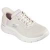 Slip-On Sneaker SKECHERS "GO WALK FLEX-GRAND ENTRY", Damen, Gr. 39, weiß (sanftes weiß), Textil, sportlich, Schuhe, Slipper mit Slip-ins zum Schlupfen
