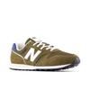 Sneaker NEW BALANCE "373", Gr. 42, woodland, sea salt, schwarz olive, Leder, Textil, mehrfarbig, sportlich, Schuhe