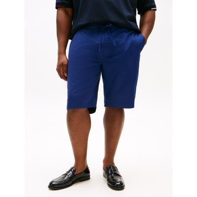 Shorts "BT-BROOKLYN PO PAPERT SHORTS-B", Herren, Gr. 44, N-Gr, blau (preppy navy), Web, Obermaterial: 98% Baumwolle, 2% Elasthan, TOMMY HILFIGER BIG & TALL, unifarben, casual, regular fit kurz, Hosen, Große Größen Image