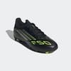 Fußballschuh ADIDAS PERFORMANCE "F50 LEAGUE KIDS FG/MG", Gr. 32, schwarz (core schwarz, iron metallic, lucid lemon), Synthetik, Textil, sportlich, Schuhe, geeignet für Rasen- und Kunstrasenplätze