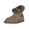 Hausschuh SHEPHERD "Shepherd Hausschuhe Leder", Damen, Gr. 40, grau (asphalt), Leder, casual, Schuhe