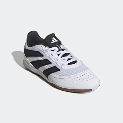 Fußballschuh ADIDAS PERFORMANCE "PREDATOR CLUB IN SALA KIDS", Gr. 38,5, bunt (cloud weiß, core schwarz, lucid lemon), Synthetik, Textil, sportlich, Schuhe, geeignet als Hallenschuhe Image